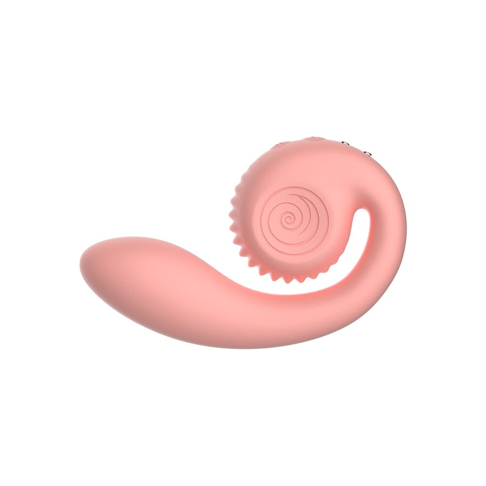 Snail Vibe Gizi Dual Vibrator Vibrator Freedom Peach