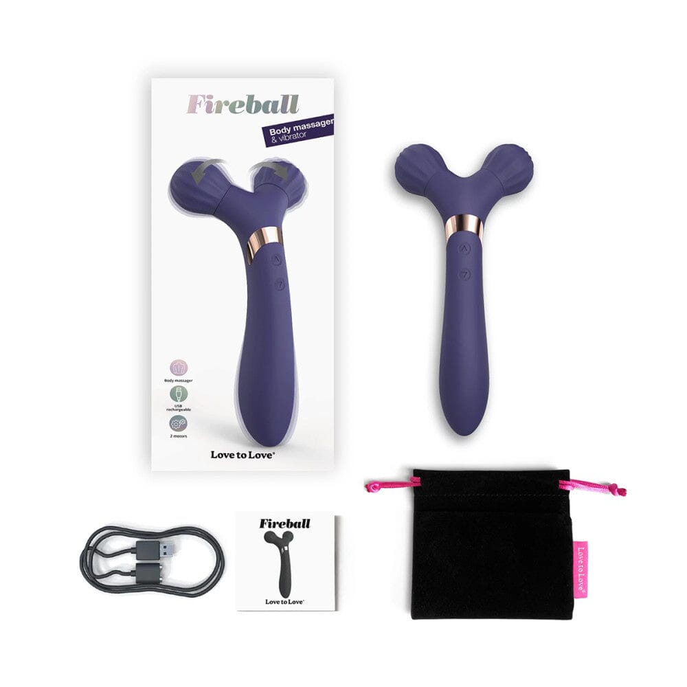 Fireball Forked Massager Vibrator Vibrator Love to Love