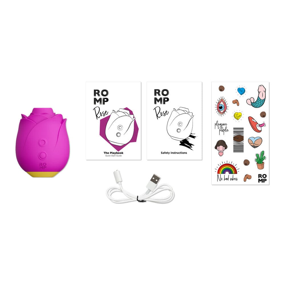 Rose Clitoral Stimulator air pressure toy Romp