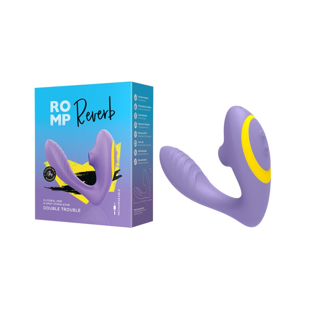 Reverb G-Spot & Clitoral Suction Stimulator Vibrator Romp