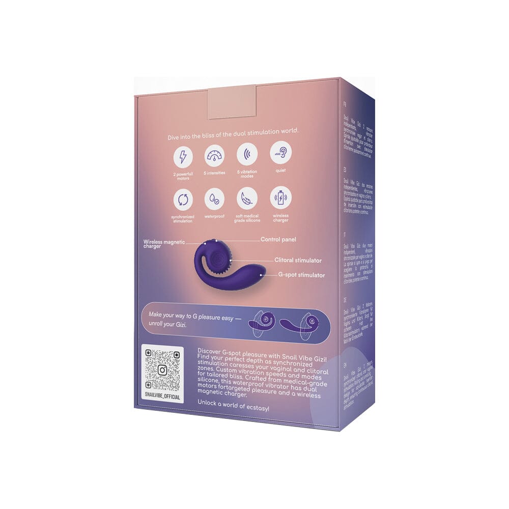 Snail Vibe Gizi Dual Vibrator Vibrator Freedom