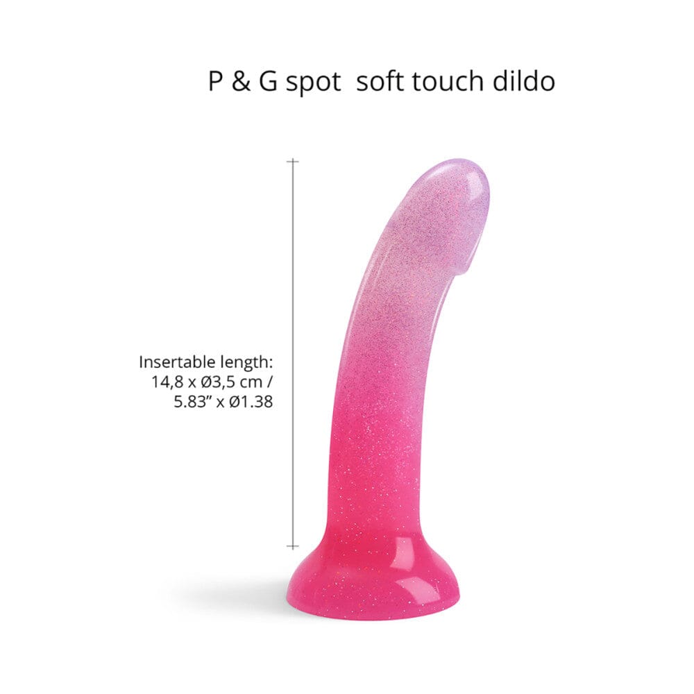Dildolls Sunrise Glitter Silicone Dildo Dildo Love to Love