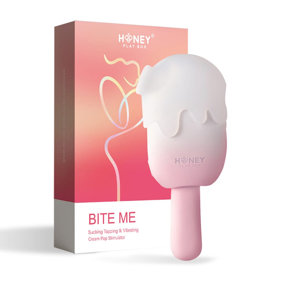 Bite Me Sucking Tapping & Vibrating Stimulator air pressure toy Honey Play Box
