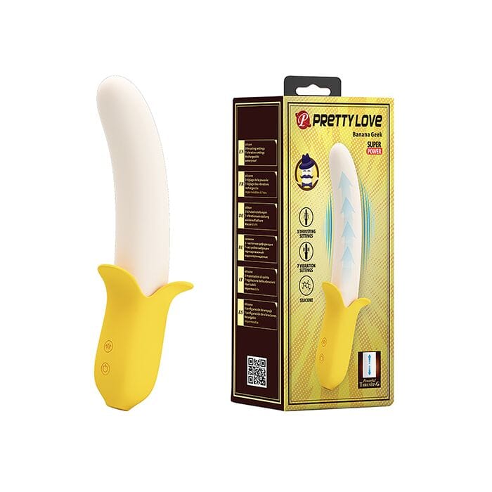 Banana Geek Thrusting Vibrator Vibrator Pretty Love