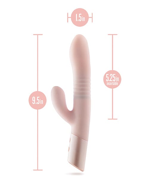 Fraya Rabbit Rechargeable Vibrator with Stand Vibrator Blush
