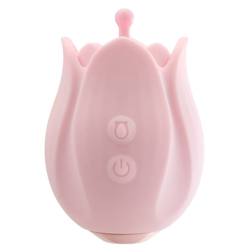 Blush Play With Me Romantic Rose Targeted Clitoral Vibrator Vibrator Blush Pink