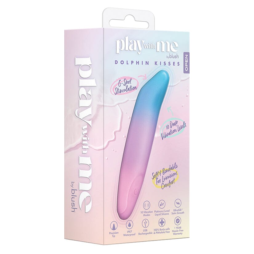 Play With Me Dolphin Kisses Vibrator Blush