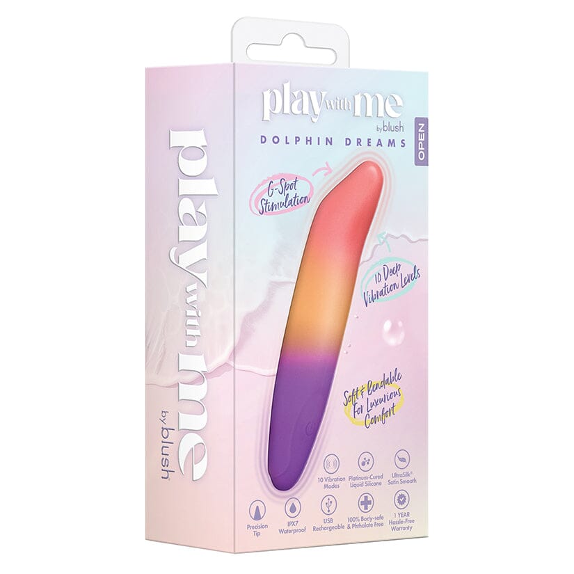 Play With Me Dolphin Dreams Vibrator Blush
