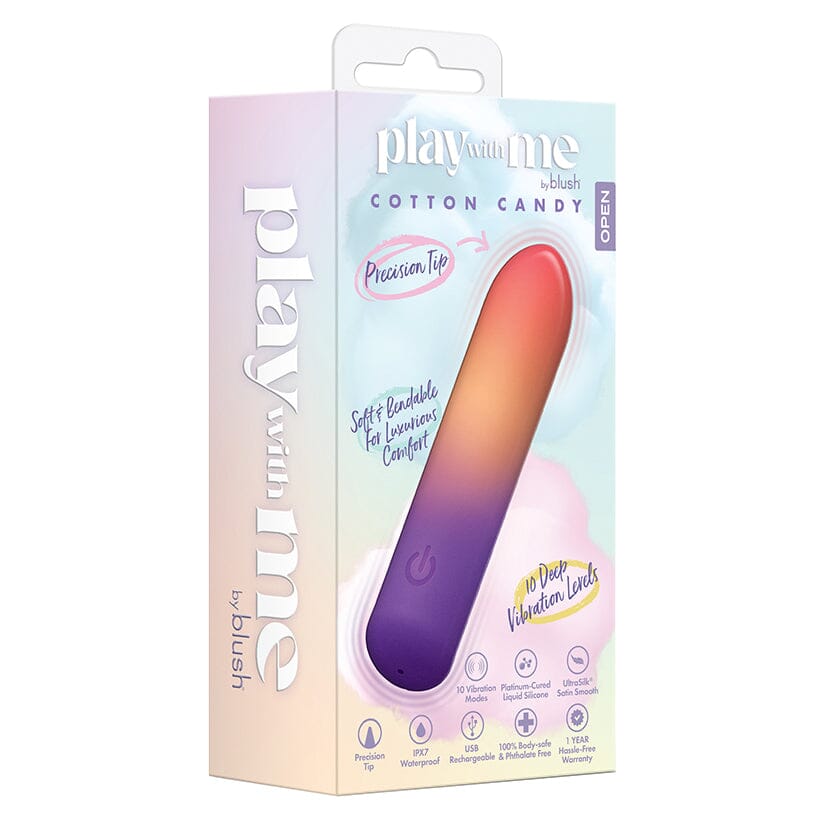Play With Me Cotton Candy Vibrator Blush