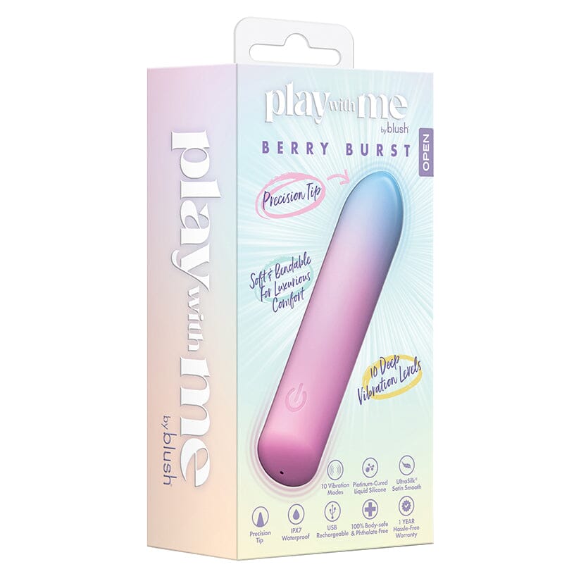 Play With Me Berry Burst Bullet Vibrator Vibrator Blush