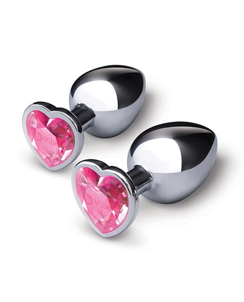 b-Vibe Jewel Metal Butt Plug Anal Training Set