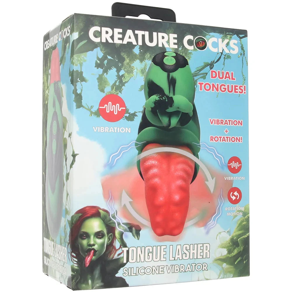 Creature Cocks Tongue Lasher Silicone Vibrator Vibrator XR Brands