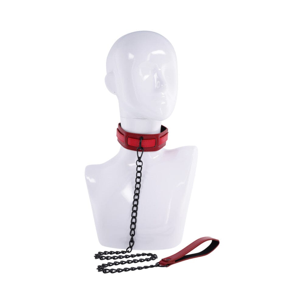 S&M Ex's & Oh's Collar and Leash Collar Sportsheets