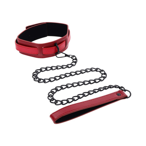 S&M Ex's & Oh's Collar and Leash Collar Sportsheets