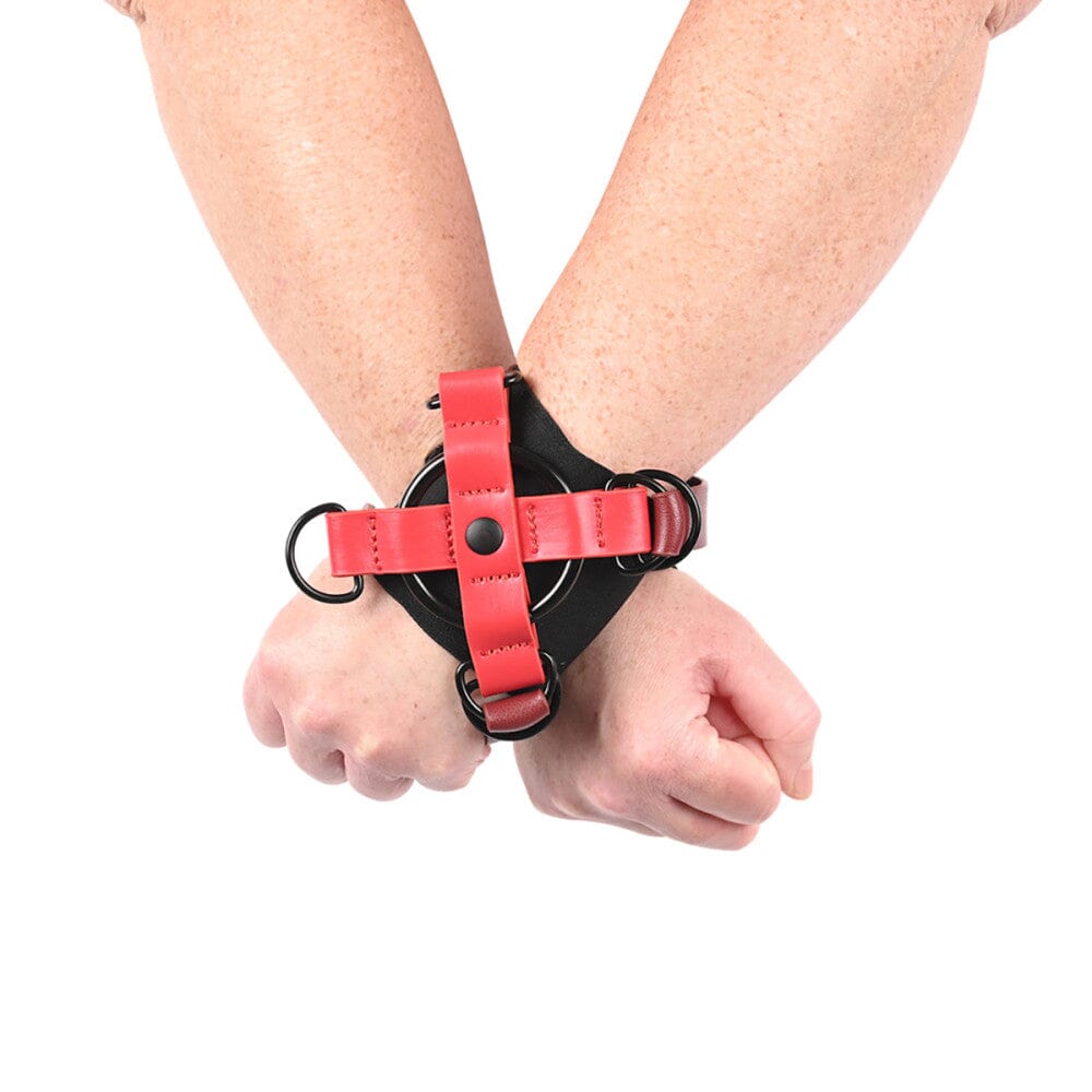 S&M Ex's & Oh's Cross Cuffs Restraints Sportsheets