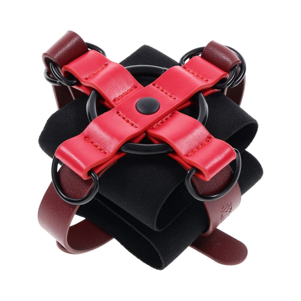 S&M Ex's & Oh's Cross Cuffs