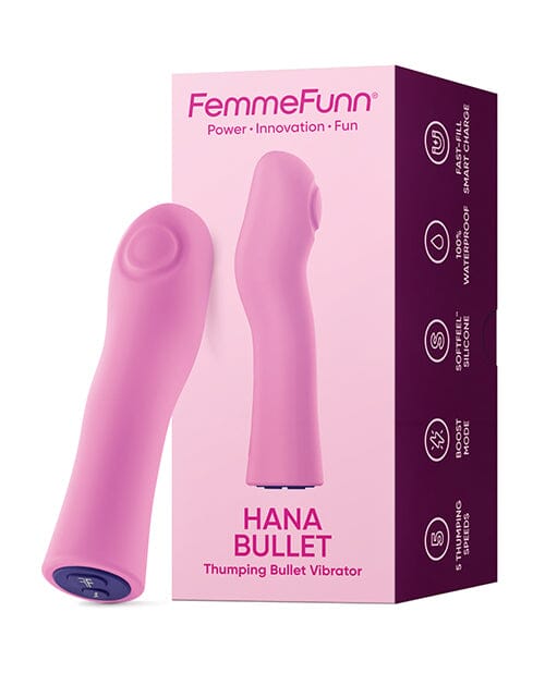 Hana Fingerlike Thumping Bullet Vibrator Femme Funn
