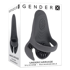 Gender X Undercarriage Cock Ring Cock Ring Evolved Grey 
