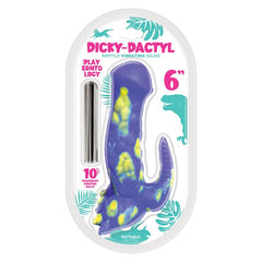 Playeontology Dickydactyl Vibrating Fantasy Dildo Dildo Hott Products Unlimited Purple 