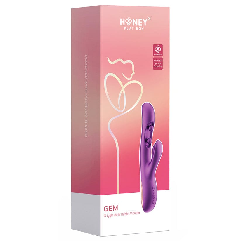 Gem Rabbit Vibrator Vibrator Honey Play Box
