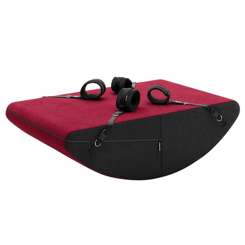 Scoop Rocker with Microloop & Cuffs Sex Furniture Liberator Red