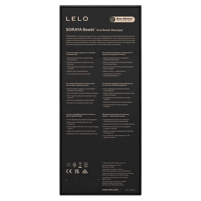 Soraya Vibrating Anal Beads Anal Beads Lelo
