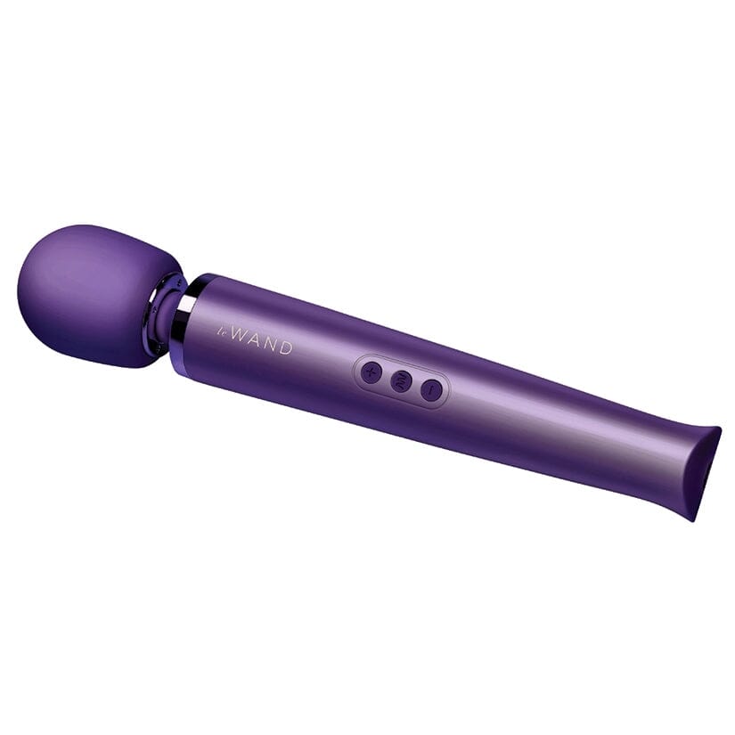 Powerful Rechargeable Wand Vibrator Vibrator Le Wand Purple