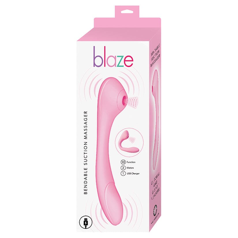 Blaze Bendable Suction Massager air pressure toy Nass Toys