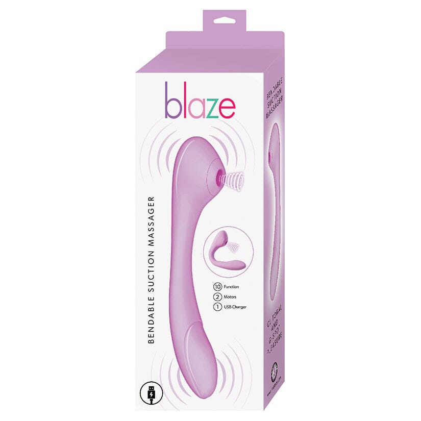 Blaze Bendable Suction Massager air pressure toy Nass Toys
