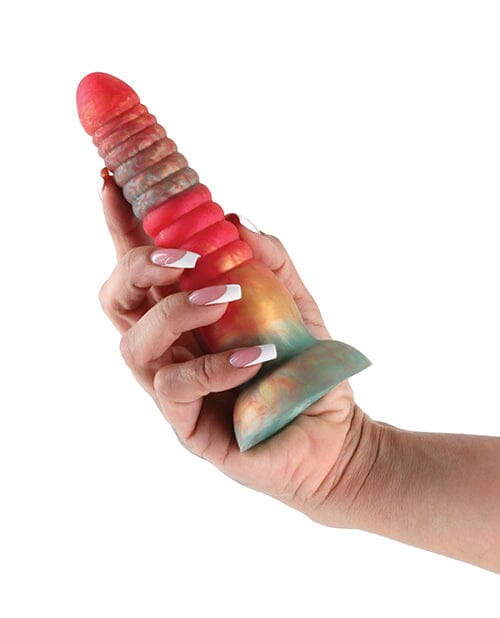 Stacked 6" Dildo in Red/Gold Dildo NS Novelties