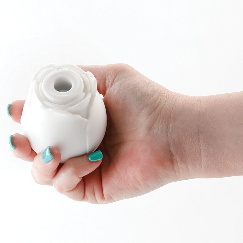 The Rose Suction Vibrator & Clitoral Stimulator with Air Pulse Technology Vibrator Blush
