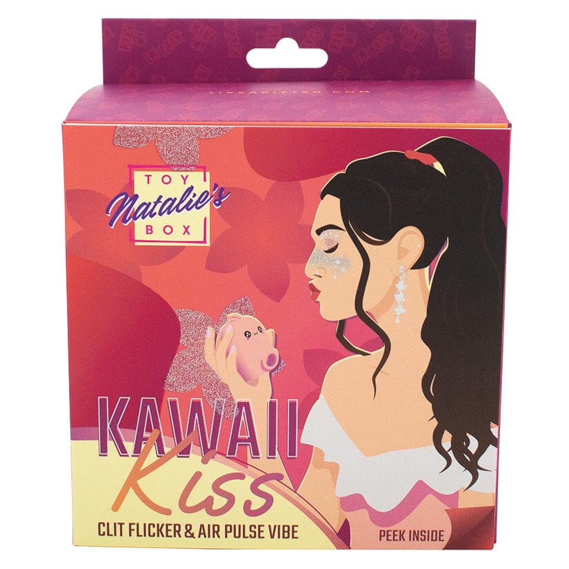 Kawaii Kiss Clit Flicker & Air Pulse Stimulator air pressure toy Natalie's Toy Box