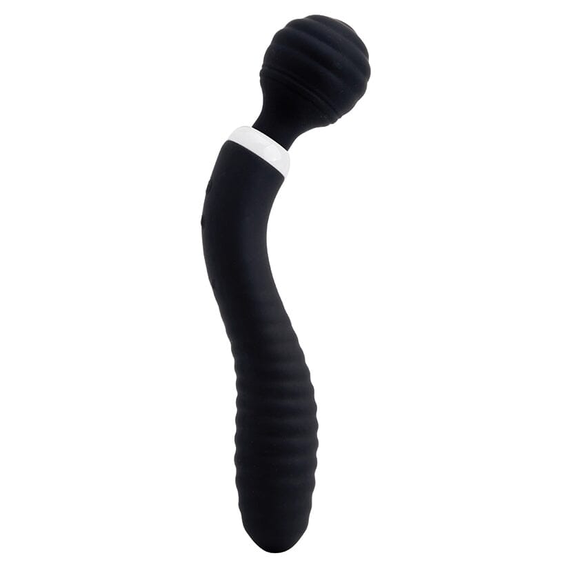Nubii Lolly Double-Ended Flexible Wand Vibrator Nu Sensuelle Black