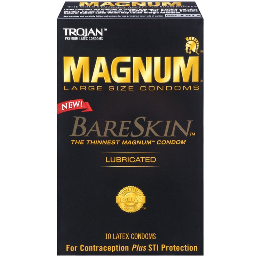 Magnum Bareskin Condoms Condom Trojan 10 pk