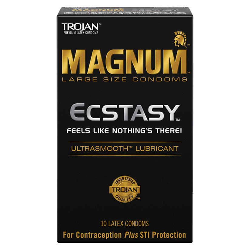 Magnum Ecstasy Condoms Condom Trojan 10 pk