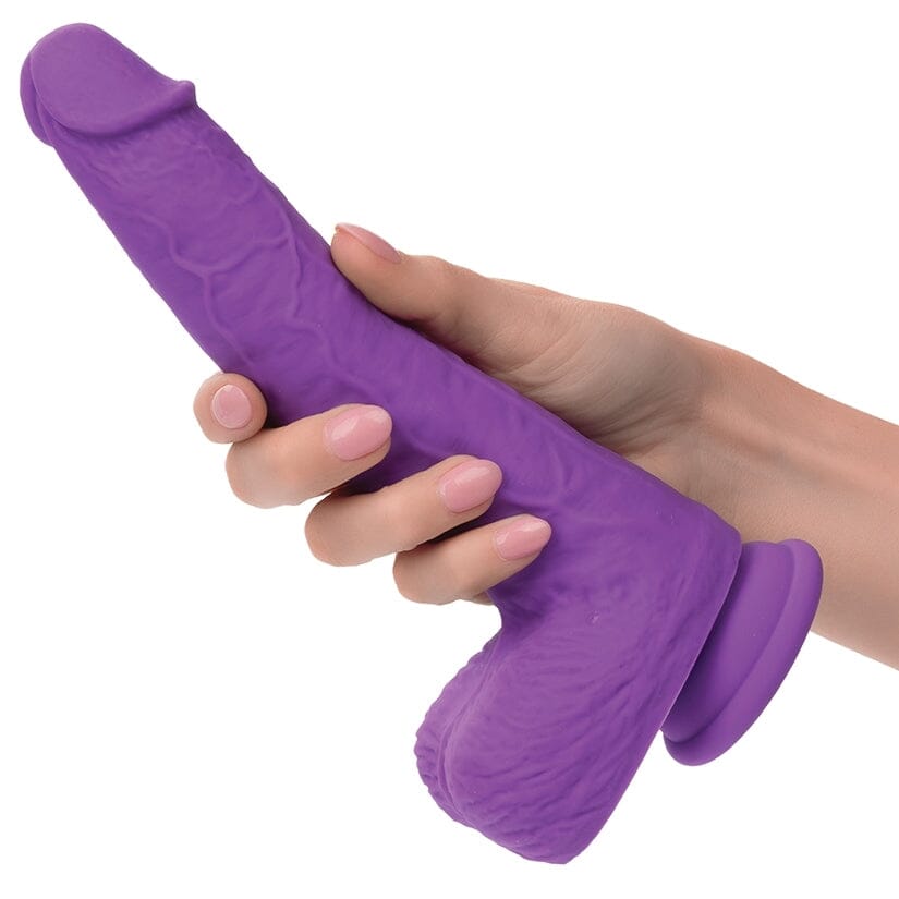 Rechargeable Rumbling & Thrusting Silicone Studs Dildo Dildo Cal Exotics
