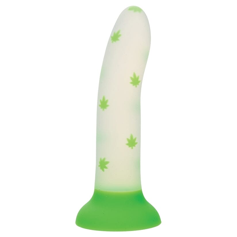 Glow Stick Novelty Print Dildo Dildo Cal Exotics Green Leaf