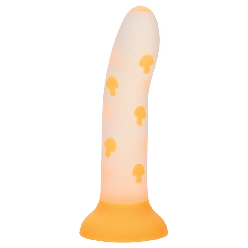 Glow Stick Novelty Print Dildo Dildo Cal Exotics Yellow Mushroom