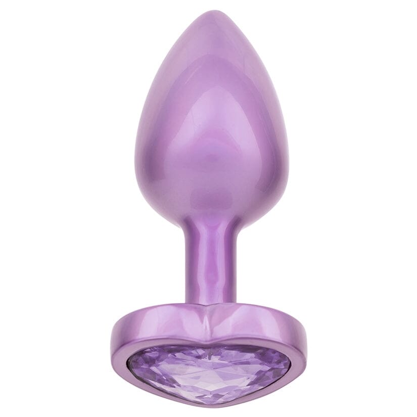 Jewel Amethyst Heart Butt Plug Butt Plug Cal Exotics