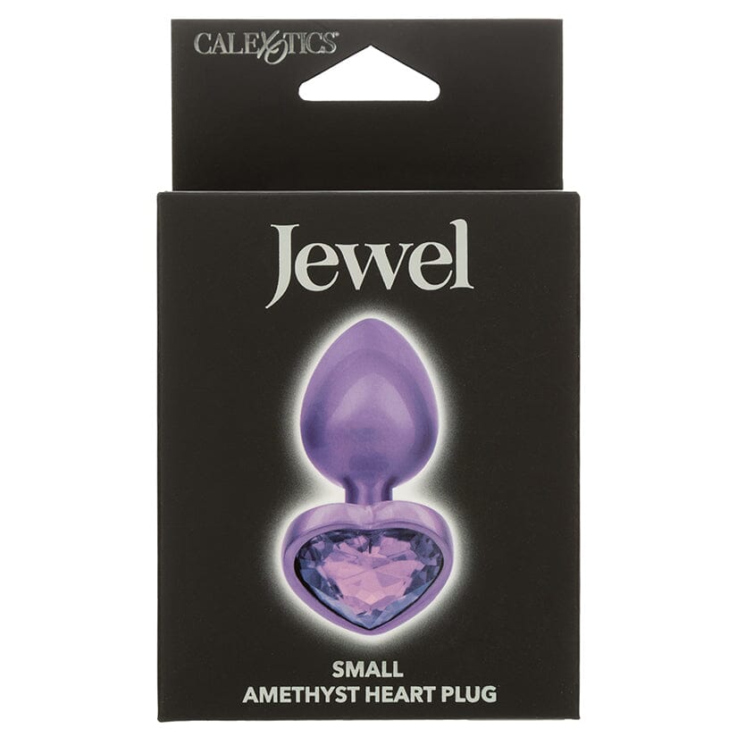 Jewel Amethyst Heart Butt Plug Butt Plug Cal Exotics