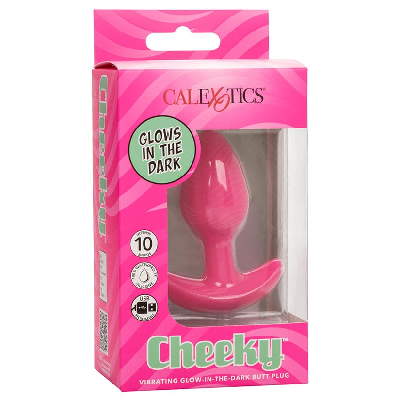 Cheeky Vibrating Glow-In-The-Dark Butt Plug Butt Plug Cal Exotics
