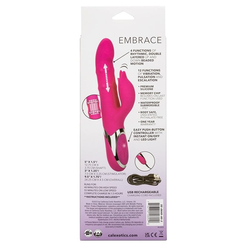 Enchanted Embrace Thrusting Rabbit Vibrator Vibrator Cal Exotics