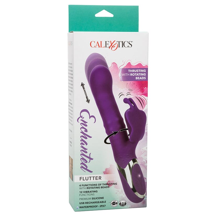 Enchanted Flutter Thrusting Rabbit Vibrator Vibrator Cal Exotics