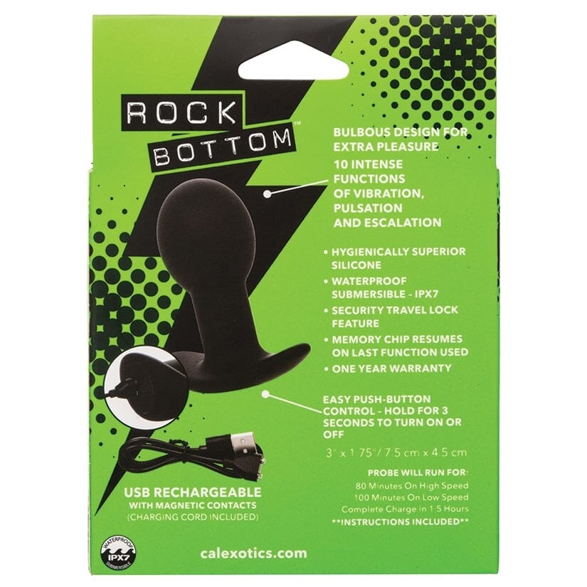 Rock Bottom Pop Plug Butt Plug Cal Exotics