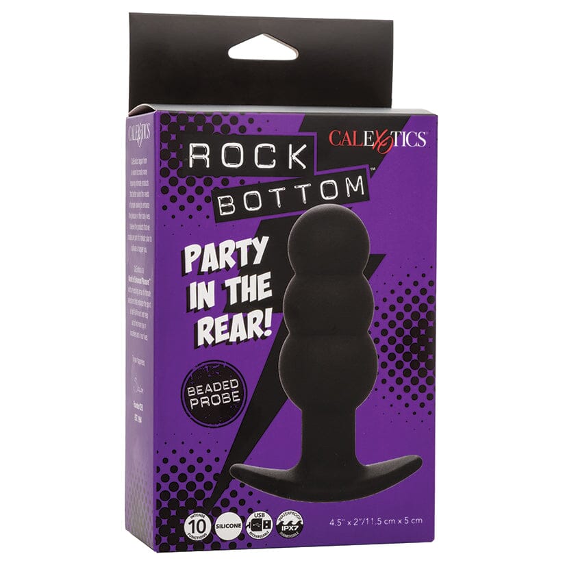 Rock Bottom Beaded Plug Butt Plug Cal Exotics