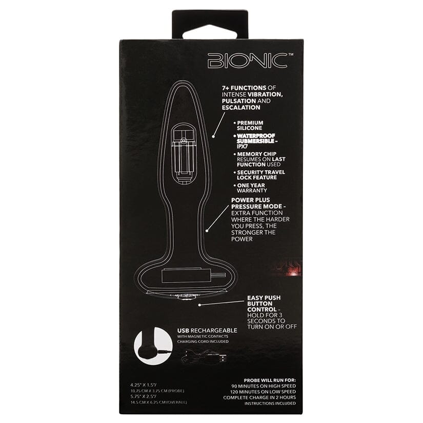 Bionic Pressure Rimming Probe Butt Plug Cal Exotics