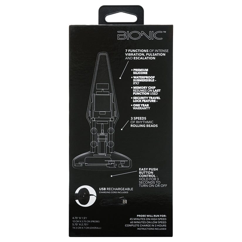 Bionic Beaded Rimming Probe Butt Plug Cal Exotics