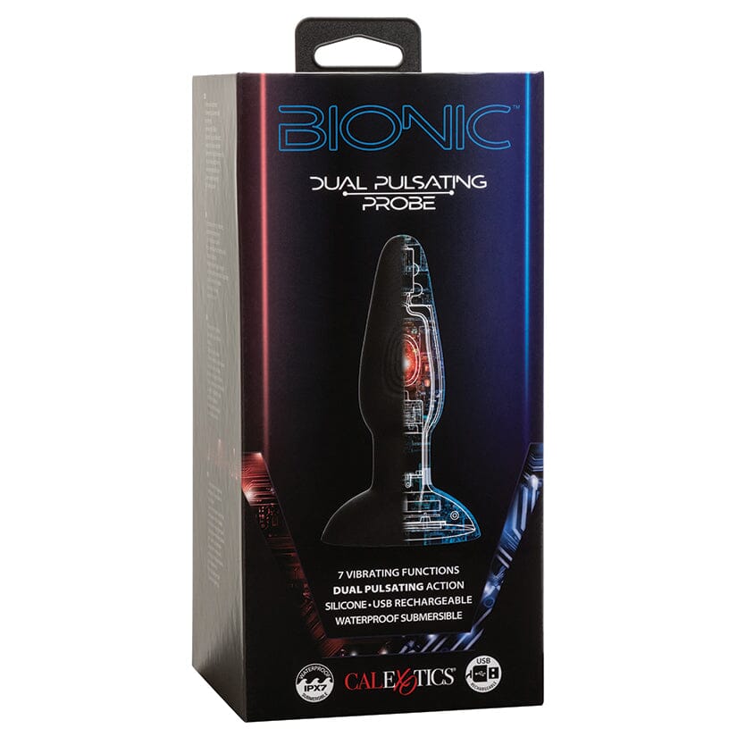 Bionic Dual Pulsating Probe Butt Plug Cal Exotics