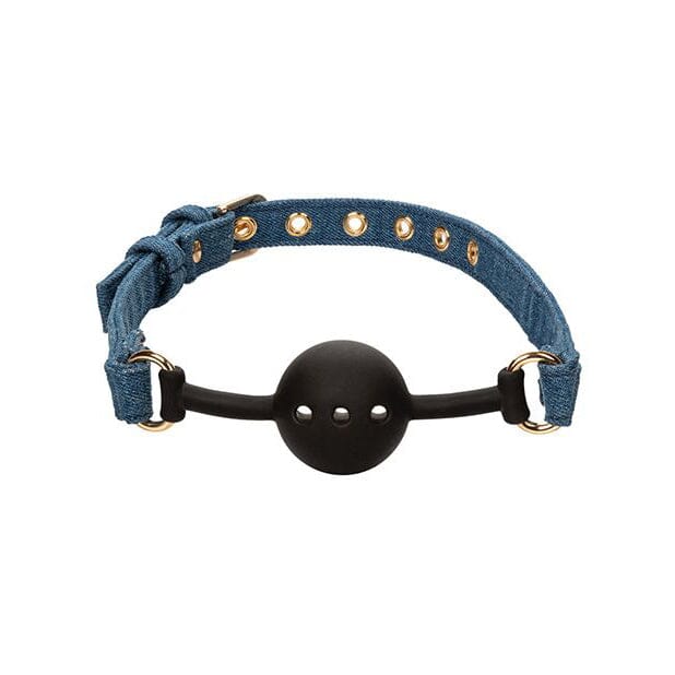 Ride 'Em Denim Ball Gag