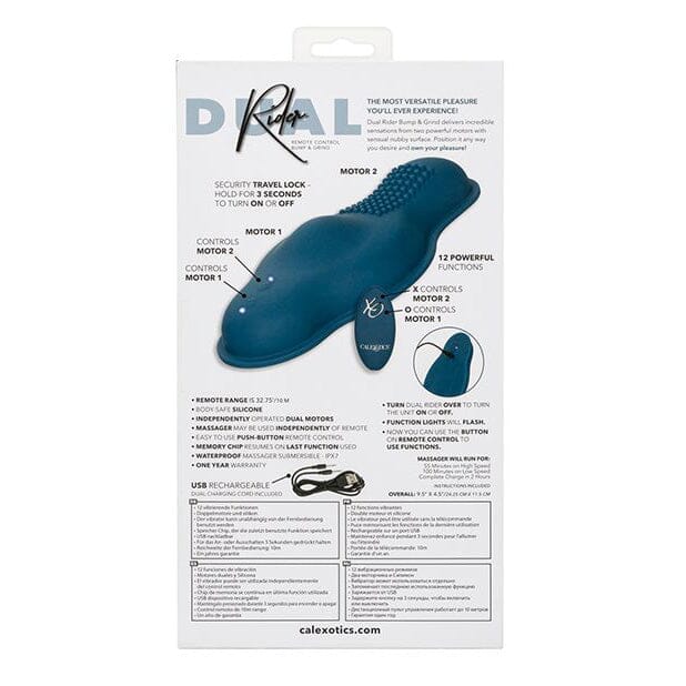 Dual Rider Remote Control Bump & Grind Vibrator Cal Exotics